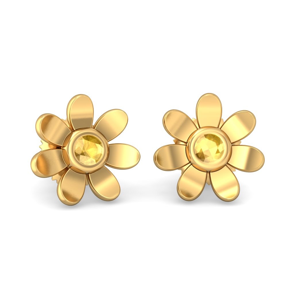 The Angelic Flower Earrings For Kids | BlueStone.com