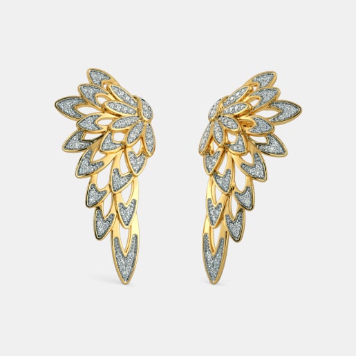 350 Diamond Studs Earring Designs Online In India 2018 Bluestone The Arete Stud Earrings